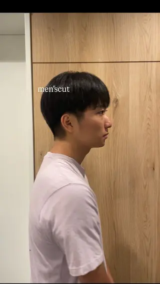 メンズ tsuki /天王寺 /カラー/ボブカットのヘアスタイル