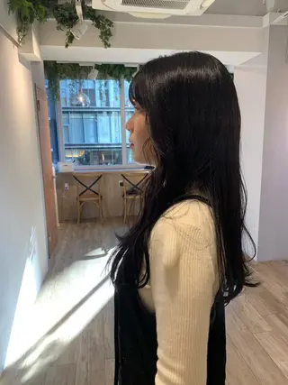 ロング カラー Door代官山所属・詩織/パーマ /代官山のヘアスタイル