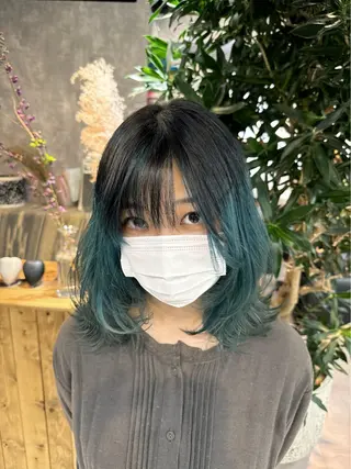 ミディアム 【.ico】心斎橋 飛田ゆうきのヘアスタイル