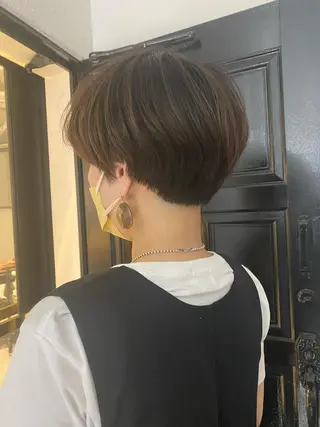 ショート 丸みボブ　ショート ｍａｎａｍｉのヘアスタイル