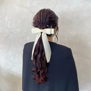 ロング ヘアアレンジ hair design FABRO.所属・河野 葉月のヘアスタイル