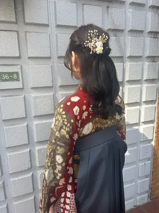 ヘアアレンジ 栗田 優月のヘアスタイル