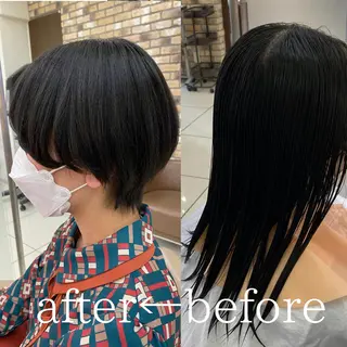 ショート シールエクステ✨️韓 国羽エクステ🪽和希のヘアスタイル