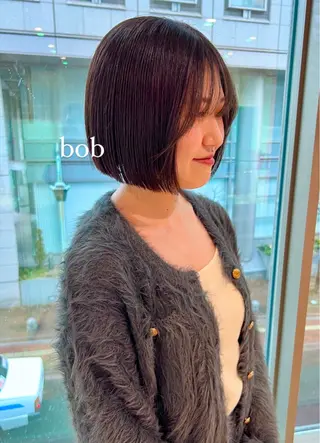 ショート 加納千華 /ボブ/ぱつっとボブのヘアスタイル