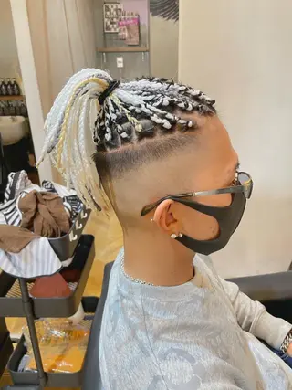 ヘアアレンジ メンズ エクステ指名No.1 【店長】橘田のヘアスタイル