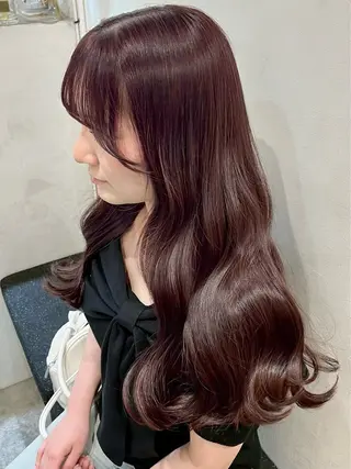 ロング ハイトーンヘアセット 🦋yuri🦋のヘアスタイル