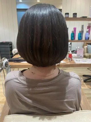 ミディアム ボブカット 佐々木 祐太のヘアスタイル