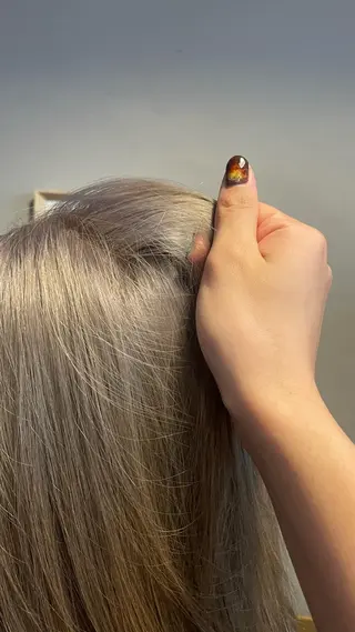 ロング カラー Hair ruup Rell所属・デザインカラー/スパ 竹西 成美のヘアスタイル