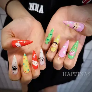 ネイル HAPPINAS ののかのネイルデザイン