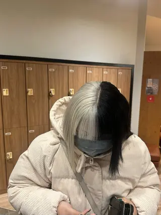 カラー ブリーチカラー/ わきたちえ🌻のヘアスタイル