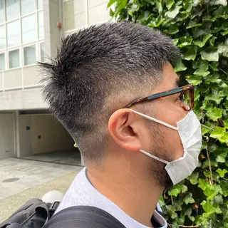 ショート メンズ メンズパーマ ジンのヘアスタイル