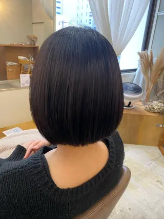 ミディアム 🌻花屋併設🌻濱 幸帆のヘアスタイル