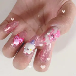 韓国ガーリー🎀 大垣🤍ななみのネイルデザイン