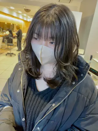 セミロング 💎髪質改善💎艶髪 💎ブリーチ💎津村のヘアスタイル