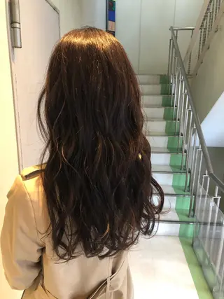 ロング カラー 長瀬 燎哉のヘアスタイル