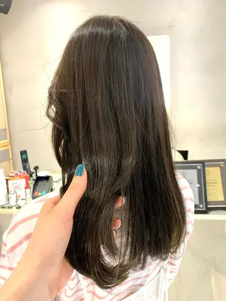 カラー ラベンダー/レイヤー スタイル🤎mamiのヘアスタイル