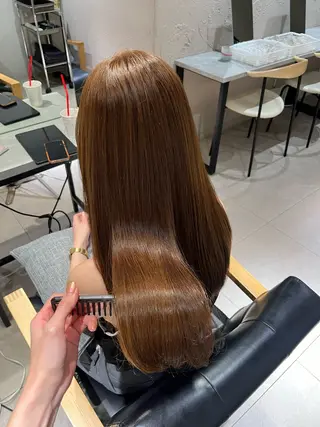 セミロング 後藤 愛美/レイヤーカットのヘアスタイル