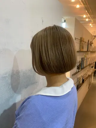 ショート 🍑艶髪✖️暖色系 ✨momoka🍑のヘアスタイル