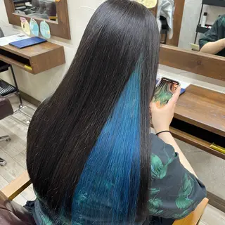 ロング カラー SHUN/ブリーチ ·透明感カラーのヘアスタイル