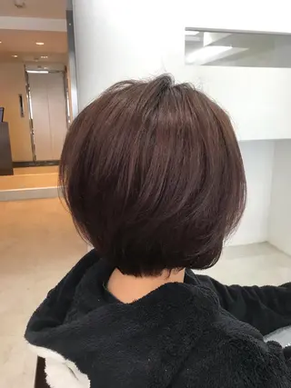 ショート カラー マンツーマン/透明感 foi hairのヘアスタイル