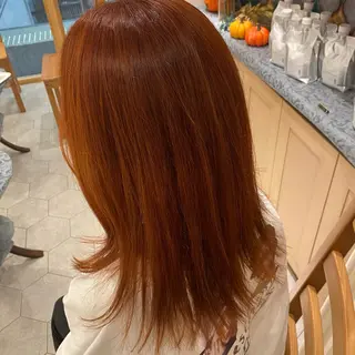 ミディアム しもかわ かほのヘアスタイル