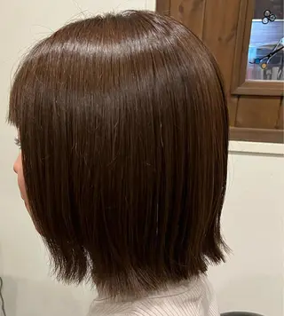 ミディアム 馬場 麻奈美のヘアスタイル
