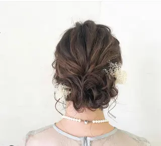 セミロング ヘアアレンジ 🤍韓国風ヘア 柴田真帆🤍のヘアスタイル