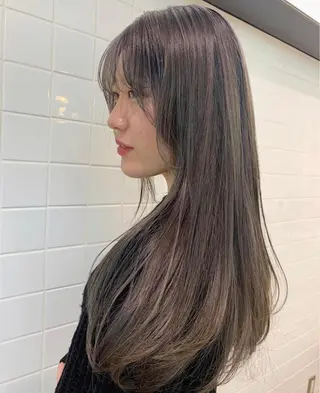 ロング 🐈⬛韓国ヘア カノン♥️のヘアスタイル