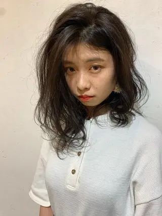 ミディアム カラー Seiya/ sio.hairのヘアスタイル