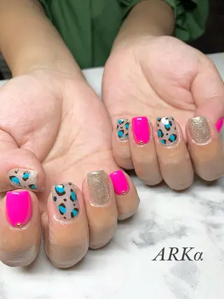 ショート ネイル Nailsalon ARKαのネイルデザイン
