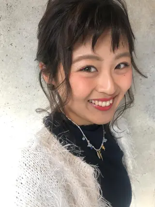 ヘアアレンジ にった みずきのヘアスタイル