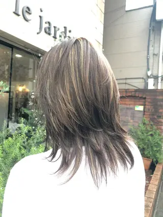 セミロング カラー HairSalon SHIAN八王子店所属・SHIAN 八王子 🦋小林 美羅🦋のヘアスタイル