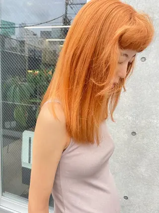 セミロング カラー spooopy所属・🕊大垣 めぐみ🕊のヘアスタイル