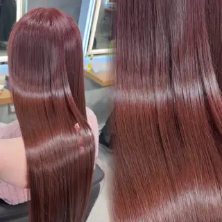 カラー 韓国風艶カラー 🎀𝐒𝐀𝐇𝐎のヘアスタイル