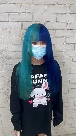 ロング 派手髪支持率No1 Eisukeのヘアスタイル