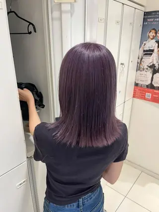 ミディアム 佐野 円香のヘアスタイル