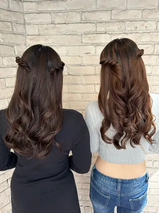 ヘアアレンジ ヘアメ☯️派手髪 ☯️ルカのヘアスタイル