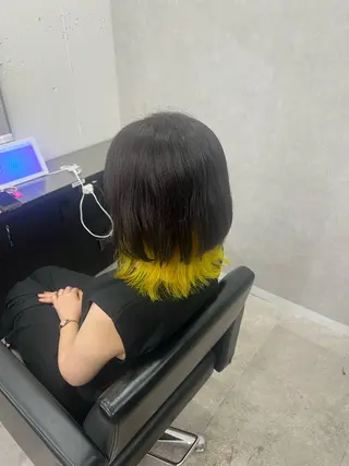 ミディアム カラー メンズカット ANNA🦋‪‎🤍のヘアスタイル