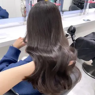 カラー Cure所属・透明感カラー🌿 yuika🤎🍨のヘアスタイル