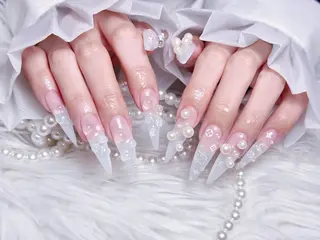 ネイル ☁️Minmin Tsuki💙🩵のネイルデザイン