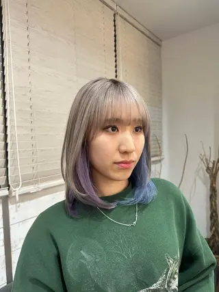 ミディアム カラー ROIS渋谷【ロイス】所属・高橋大樹/グレージュ /ベージュ/美髪のヘアスタイル