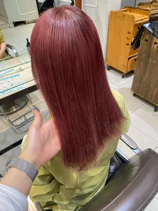 セミロング 韓国ヘア🍒渡辺 咲🍒のヘアスタイル