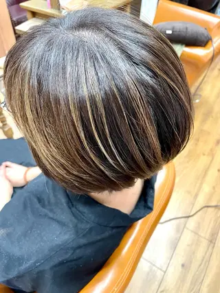 ショート カラー 美容室 Jフィドルファドル所属・わきた かずなのヘアスタイル