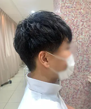 ショート メンズ 森野美咲🇰🇷 レイヤー/顔周りのヘアスタイル