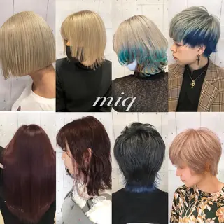 ミディアム カラー パーマ メンズ 韓・中華美女ヘア 🇰🇷×🇨🇳のヘアスタイル