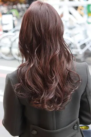 セミロング カラー ヘアアレンジ Recess hair所属・川内 政人のヘアスタイル