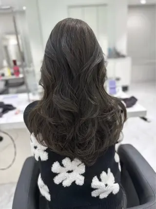 ロング カラー BABY 艶髪暗髪ヘア💖達人のヘアスタイル