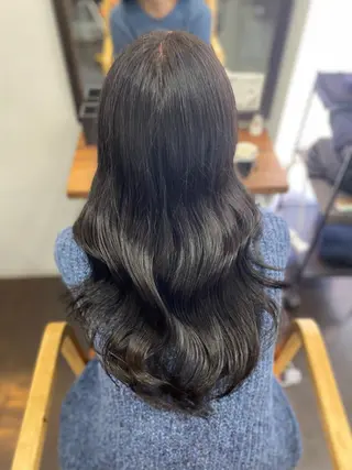 ロング カラー ヘアアレンジ 🍒ᩚ名駅/艶髪 縮毛矯正/あゆ🍒ᩚのヘアスタイル