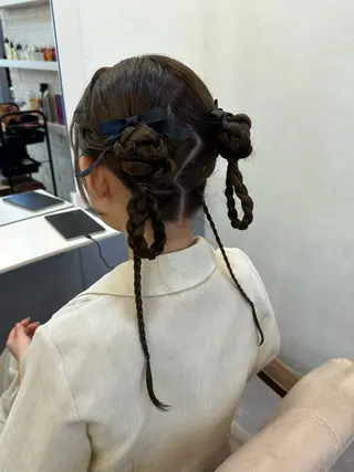 ロング ヘアアレンジ 🩵透明感/高発色 /難波/北原佑記🌸のヘアスタイル