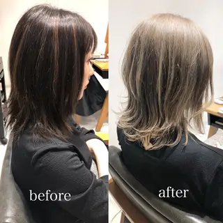 ミディアム カラー 🌟イメチェン美容師 🌟清水 大輝のヘアスタイル